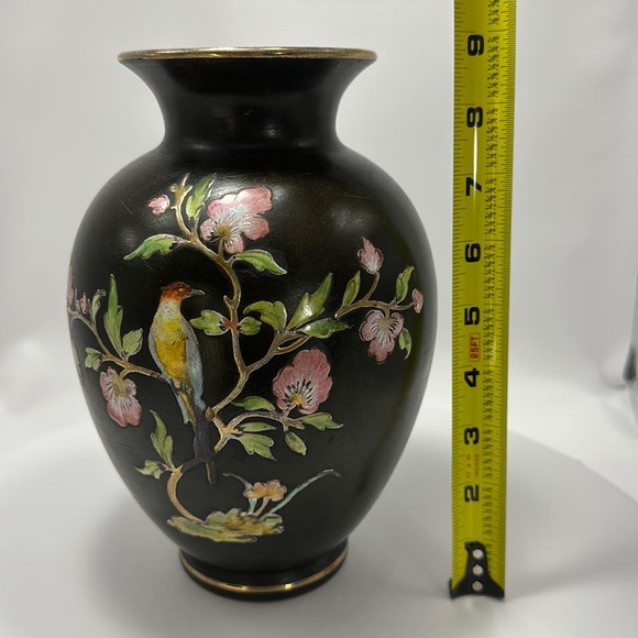 Ferdinand Bing & Co, Successors FBS Italy 9/206 Hand Painted Vase - Picture 16 of 17